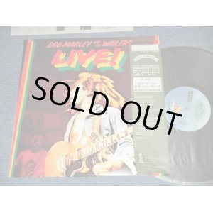 Photo: BOB MARLEY & THE WAILERS ボブ・マーリィ - LIVE! (MINT-/MINT) / 1980 Version JAPAN REISSUE Used LP with OBI+Liner   