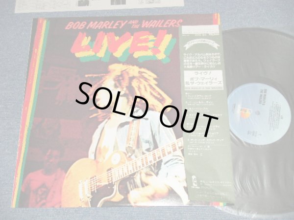 Photo1: BOB MARLEY & THE WAILERS ボブ・マーリィ - LIVE! (MINT-/MINT) / 1980 Version JAPAN REISSUE Used LP with OBI+Liner   