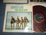 Photo: THE BEACH BOYS ビーチ・ボーイズ - SURFER GIRL ( Ex+++/MINT-Looks:MINT)  /  1965 JAPAN ORIGINAL  "RED WAX VINYL" Used LP 