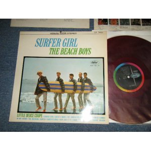 Photo: THE BEACH BOYS ビーチ・ボーイズ - SURFER GIRL ( Ex+++/MINT-Looks:MINT)  /  1965 JAPAN ORIGINAL  "RED WAX VINYL" Used LP 