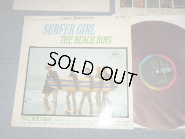 Photo1: THE BEACH BOYS ビーチ・ボーイズ - SURFER GIRL ( Ex+++/MINT-Looks:MINT)  /  1965 JAPAN ORIGINAL  "RED WAX VINYL" Used LP 