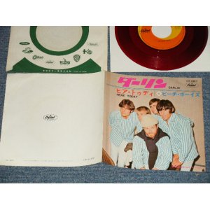 Photo: THE BEACH BOYS ビーチ・ボーイズ -  A) DARLIN' ダーリン  B) HERE TODAY ヒア・トゥデイ (MINT-/MINT-) / 1967 JAPAN ORIGINAL "RED WAX Vinyl" used 7"Single