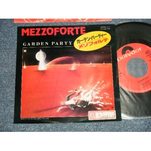 Photo: MEZZOFORTE メゾフォルテ - A)GARDEN PARTY ガーデン・パーティー  B) EARLY AUTUMN (Ex++/MINT- STOFC) / 1983 JAPAN ORIGINAL Used 7" Single 