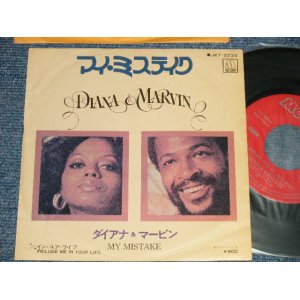 Photo: DIANA ROSS & MARVIN GAYE ダイアナ＆マービン・マーヴィン・ゲイ  - A) MY MISTAKE  B) INCLUDE ME IN YOUR LIFE (Ex+/Ex+) / 1974 JAPAN ORIGINAL Used 7"SINGLE 