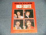 Photo: The BEATLES-ビートルズ - HIGH-LIGHTS ハイライト(SHEET MUSIC BOOK) (Ex++ WO)/ 1973 Japan Used BOOK