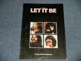 Photo: The BEATLES-ビートルズ -  LET IT BE (SHEET MUSIC BOOK) (Ex++ WO)/ 1973 第7版 Japan Used BOOK