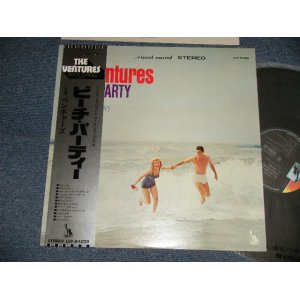 Photo: THE VENTURES ベンチャーズ - BEACH PARTY (MINT-/MINT) / 1970's JAPAN Used LP with OBI 