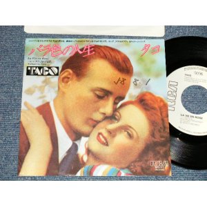 Photo: TACO タコ - A) LA VIE EN ROSE バラ色の人生  B) TRIBUTE TO TINO バレンチノに捧げる詩 (Ex/MINT- WOFC) / 1983 JAPAN ORIGINAL "WHITE LABEL PROMO" Used 7"45 rpm Single 