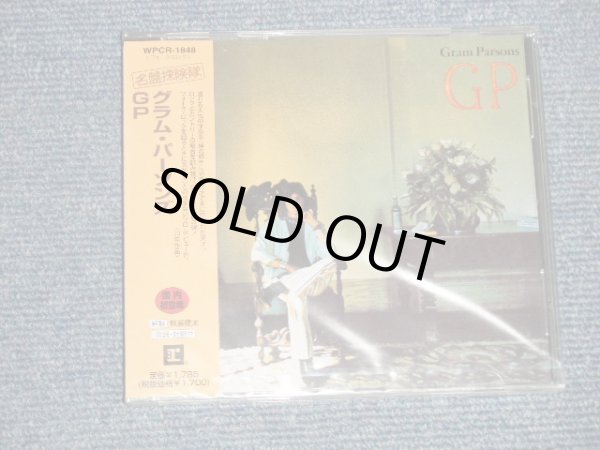 Photo1:  GRAM PARSONS グラム・パーソンズ - GP (SEALED) / 1998 JAPAN "Brand New Sealed" CD with OBI