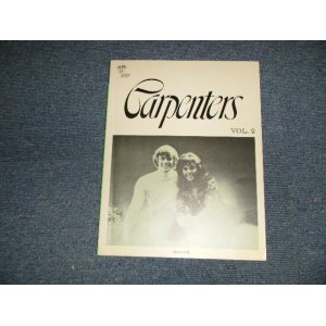 Photo: CARPENTERS カーペンターズ - NICHION ARTIST SERIES  CARPENTERS VOL.2 日音アーティスト・シリーズ カーペンターズ VOL.2 (Ex+++)/  1973 1st Press VERSION Used SHEET MUSIC 