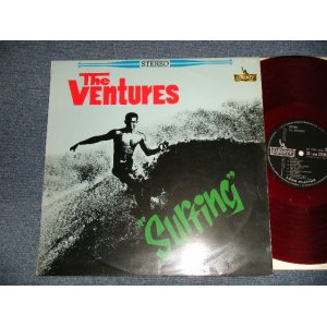 Photo: THE VENTURES ベンチャーズ -  SURFING サーフィン・ヴェンチャーズ (Ex++/Ex++) / 1964 JAPAN ORIGINAL "1800Yen Mrak"  "RED WAX Vinyl" used LP