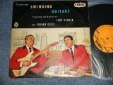 Photo: JODY CARBER and JOHNNY CUCCI ジャディ・カーヴァー/ジョニイ・カッシイ - SWINGING GUITARS スインギング・ギター (Ex/Ex- NOISY) / 1958 JAPAN ORIGINAL Used 10" LP 