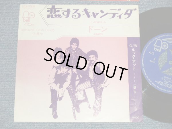 Photo1: DAWN featuring TONY ORLAND ドーン - A) CANDIDA 恋するキャンディダ   B) LOOK AT(Ex++/Ex++) / 1970 JAPAN ORIGINAL Used 7"Single 