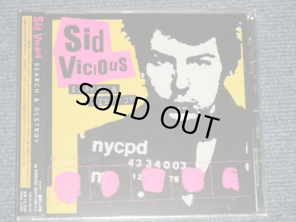 Photo1: SID VICIOUS シド・ヴィシャス - SEARCH & DESTROY (SEALED)  / USA Press + JAPAN OBI & LINNER "BRAND NEW SEALED" CD