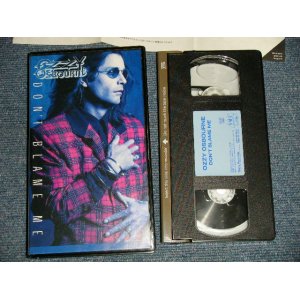 Photo: OZZY OSBOURNE オジー・オズボーン - DON'T BLAME ME ヒストリー・オブ・オズ ( MINT-/MINT)  / 1991 JAPAN Used VHS VIDEO  