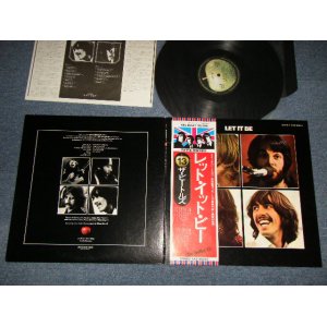 Photo: THE BEATLES ビートルズ -  LET IT BE レット・イット・ビー (¥2,500 Mark) (MINT-/MINT) / 1976 JAPAN REISSUE Used LP with OBI