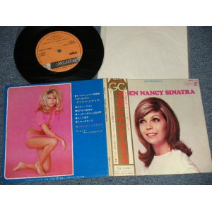 Photo: NANCY SINATRA ナンシー・シナトラ  - GOLDEN NANY SINATRA  A ) SUMMER WINE        YOU ONLY LIVE TWICE       B ) SUGAR TOWN        THESE BOOTS ARE MADE FOR WALKIN' (Ex++/Ex++ Looks:Ex+++) / 1967 JAPAN ORIGINAL Used 7"33 EP With OBI