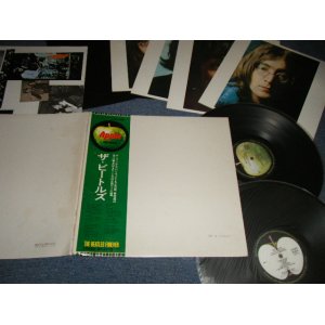 Photo: THE BEATLES ビートルズ - WHITE ALBUM : COMPLETE SET (Ex+++/MINT- Looks:Ex+++) / 1974 Version JAPAN REISSUE Used 2-LP with OBI