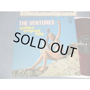 Photo: THE VENTURES ベンチャーズ -  GOLDEN ORIGINAL HITS 太陽の街 (Ex++/Ex+) / 1967 JAPAN ORIGINAL "2000 Yen Mark"  "RED WAX" used LP 