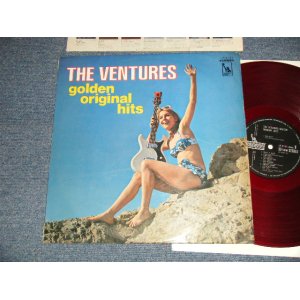 Photo: THE VENTURES ベンチャーズ -  GOLDEN ORIGINAL HITS 太陽の街 (Ex/Ex-) / 1967 JAPAN ORIGINAL "2000 Yen Mark"  "RED WAX" used LP 