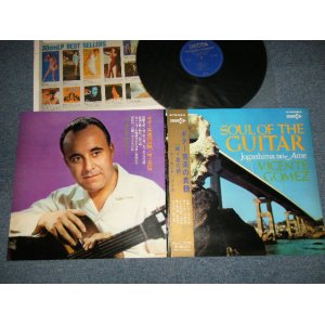 Photo: VICENTE GOMEZ ヴィセンテ・ゴメ - SOUL OF THE GUITAR スギター音楽の真髄 Jogashima no Ame (MINT-/MINT) / 1960s JAPAN ORIGINAL Used LP With OBI  
