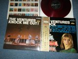 Photo: THE VENTURES ベンチャーズ - KNOCK ME OUT (Ex+++/MINT-) / 1965 JAPAN ORIGINAL "HARD COVER" "¥1800 Mark" "RED WAX" Used LP with OBI 