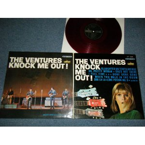 Photo: THE VENTURES ベンチャーズ - KNOCK ME OUT (Ex+++?Ex++) / 1965 JAPAN ORIGINAL "HARD COVER" "¥1800 Mark" "RED WAX" Used LP
