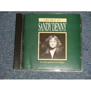 Photo: SANDYNDENNY サンディ・デニー - THE BEST OF ベスト・オブ (MINT-/MINT) / 1987 JAPAN Used CD 