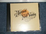 Photo: NEIL YOUNG ニール・ヤング - HARVEST (MINT-/MINT) / 1986 / 1989 Version?? JAPAN NO CREDIT PRICE MARK??  1st Press?? Used CD 