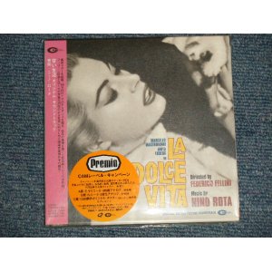 Photo: Ost : NINO ROTA  ニーノ・ロータ -  LA DOLCE VITA  甘い生活 (Sealed) / 2002 JAPAN ORIGINAL "PROMO" "MINI-LP Paper Sleeve 紙ジャケ" "BRAND NEW SEALED" CD With OBI 