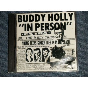 Photo: BUDDY HOLLY　バディ・ホリー  - RARE TRACKS レア・トラックス IN PERSON LIVE (MINT-/MINT) /  1989 JAPAN Used CD 