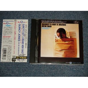 Photo: QUINCY JONES クインシー・ジョーンズ - QUINCY'S GOT A BRAND NEW BAG クインシーのニュー・バック (MINT-/MINT)/ 1994 JAPAN ORIGINAL Used CD with OBI オビ付