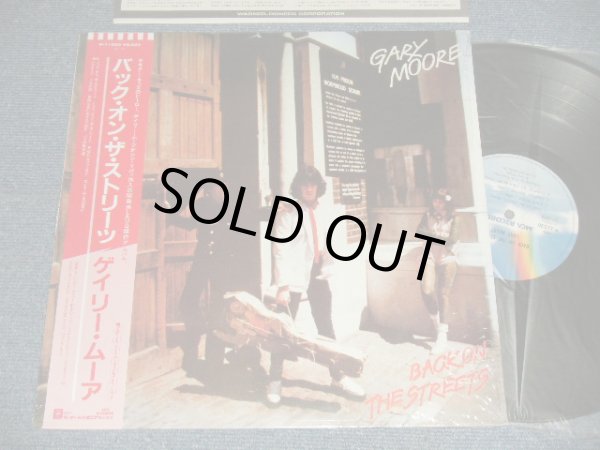 Photo1: GARY MOORE ゲイリー・ムーア - BACK ON THE STREETS (MINT/MINT) / 1982 Japan REISSUE  Used LP ewith OBI 