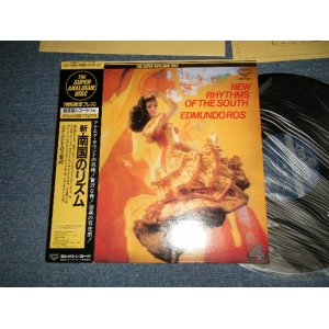 Photo: EDMUNDO ROS エドムンド・ロス - NEW RHYTHM ON THE SOUTH 新・南国のリズム (MINT-/MINT-) / 1987 JAPAN 180 Gram Used LP With OBI  