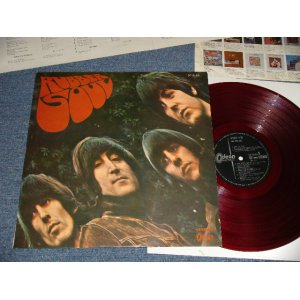 Photo: THE BEATLES ビートルズ - RUBBER SOUL ( ¥2000 Price Mark) (Ex++/MINT-) / 1967 Version JAPAN REISSUE "RED WAX Vinyl" Used LP