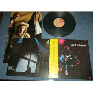 Photo: CREAM クリーム - LIVE CREAM ライヴ・クリーム (Ex++/MINT) /1975 JAPAN REISSUE Used LP with OBI