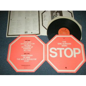 Photo: The ERICK BURDON BAND エリック・バードン・バンド - STOP ストップ (MINT-/MINT-)  / 1975 JAPAN ORIGINAL "DIE-CUT Cover / die-cut octagonally" Used LP