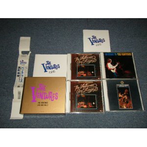 Photo: THE VENTURES - THE VENTURES LIVE BOX VOL.2 (Ex, MINT-/MINT)/ 1992 JAPAN ORIGINAL Used 4 CD Box Set with OBI