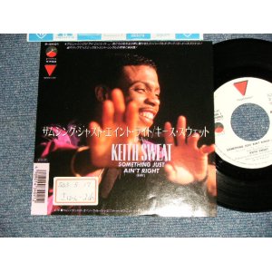 Photo: KEITH SWEAT キース・スウェット - SOMETHING JUST AIN'T RIGHT サムシング・ジャスト・エイント・ライト  A)Edit  B)PART 2 Edit (Ex++/MINT-, Ex+  STOFC) / 1988 JAPAN ORIGINAL "PROMO" Used 7" 45 Single