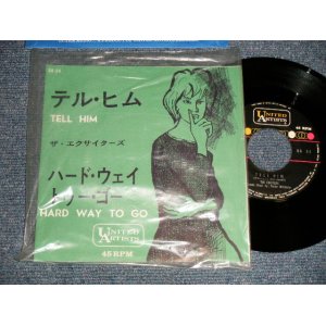 Photo: The EXCITERS ザ(ジ)・エキサイターズ - A)TELL HIMテル・ヒム  B)HARD WAY TO GO (MINT/MINT Visual Grade) / 1963 JAPAN ORIGINAL Used 7"Single 