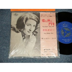 Photo: LESLEY GORE レスリー・ゴーア - A)YOU DON'T OWN ME 恋と涙の17才  B)RUN BOBBY RUN 走れボビー (MINT-/MINT Visual Grade) / 1964 JAPAN ORIGINAL Used 7"Single 