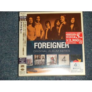 Photo: FOREIGNERフォリナー  - 5 ORIGINAL ALBUMS (Sealed) / 2010 JAPAN+US AMERICA "BRAND NEW SEALED" CD With OBI 
