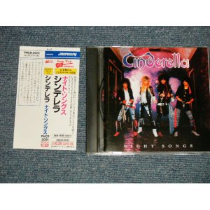 Photo: CINDERELLA シンデレラ - NIGHT SONGS (MINT-/MINT) / 1990 JAPAN ORIGINAL Used CD With OBI 