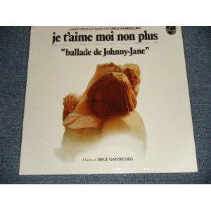 Photo: SERGE GAINSOURG セルジュ・ゲンスブール - JE T'AME MOI NON PLUS Bande Originale Du Film De Serge Gainsbourg "Je T'Aime Moi Non Plus" (NEW) / 1998 JAPAN "BRAND NEW" LP