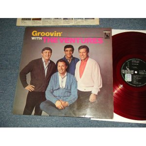 Photo: THE VENTURES ベンチャーズ - GROOVIN' ニュー・ヒット・アルバム (Ex+/Ex++ STOL, REMOVED MARK) / 1968 JAPAN ORIGINAL "¥2,000 Mark" "RED WAX" Used LP