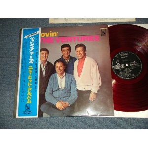 Photo: THE VENTURES ベンチャーズ - GROOVIN' ニュー・ヒット・アルバム (Ex++/MINT- EDSP) / 1968 JAPAN ORIGINAL "¥2,000 Mark" "RED WAX" Used LP With OBI