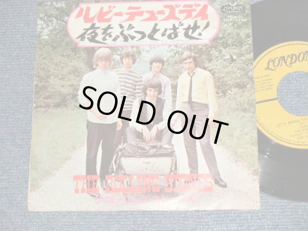 Photo1: THE ROLLING STONES ローリング・ストーンズ - A) LET'S SPEND THE NIGHT TOGETHER  夜をぶっとばせ！B) RUBY TUESDAY (NO LYRIC Sheet)  (Ex/Ex) / 1967 JAPAN ORIGINAL Used 7"Single 