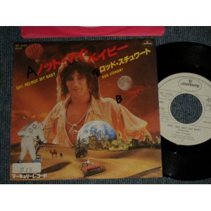 Photo: ROD STEWART ロッド・スチュワート - A)OH! NO NOT MY BABY ノット・マイ・ベイビー  B)JODIE ジョディ (Ex/Ex+++ STOFC, WOFC) / 1978 JAPAN ORIGINAL "WHITE LABEL PROMO" Used 7" SINGLE 