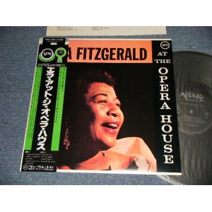 Photo: ELLA FITZGERALD  エラ・フィッツジェラルド  -  AT THE OPERA HOUSE (Ex+++, Ex+/MINT-) / 1981 Version JAPAN REISSUE Used LP with OBI