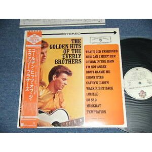 Photo: THE EVERLY BROTHERS エヴァリー・ブラザーズ - THE GOLDEN HITS OF THE EVERLY BROTHERS(MINT-/MINT-) / 1984 JAPAN REISSUE Used LP With OBI  